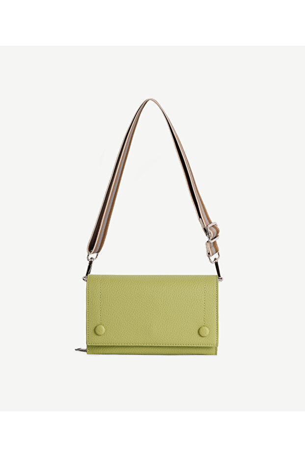 Colorful Column Detailed Crossbody Bag