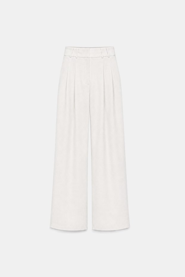 Premium Rovena Double Pleated Detailed Woven Trousers