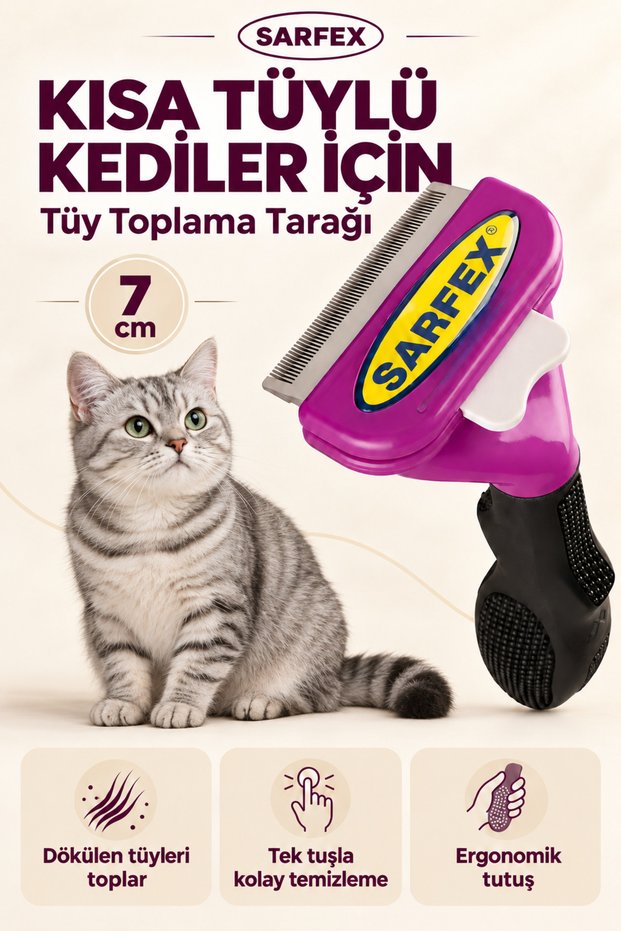 Short Hair L Cat Dog Hair Care for Short-Haired Cats