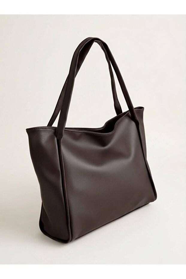 Large Size Soft Leather Women's Bag En42 Uzn28