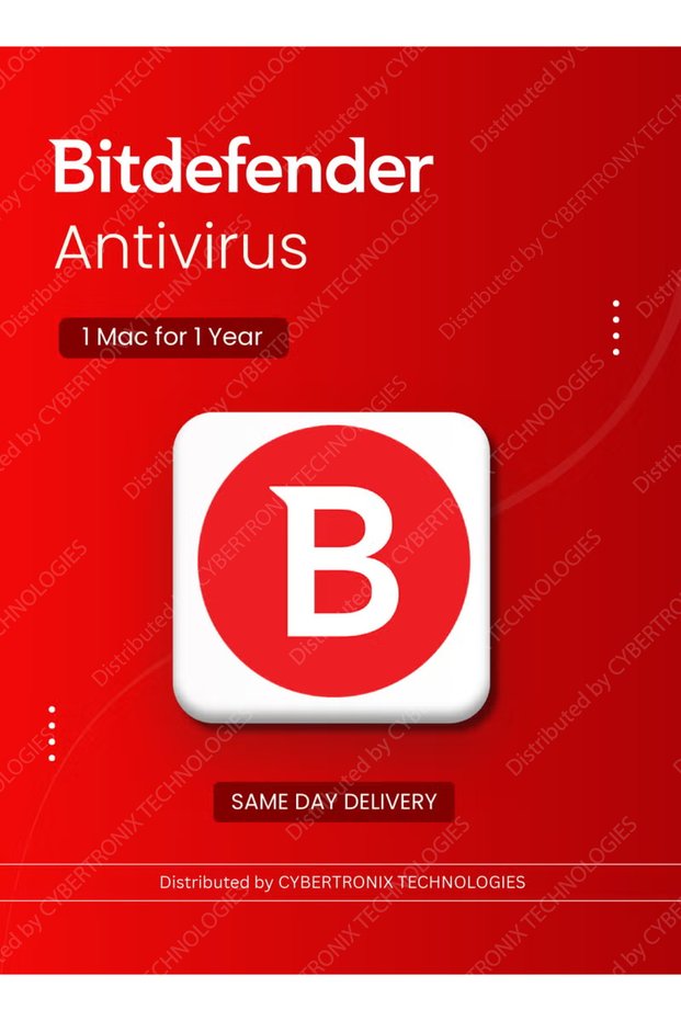 Antivirus | 1 Mac for 1 Year | Digital License | SAME DAY DELIVERY