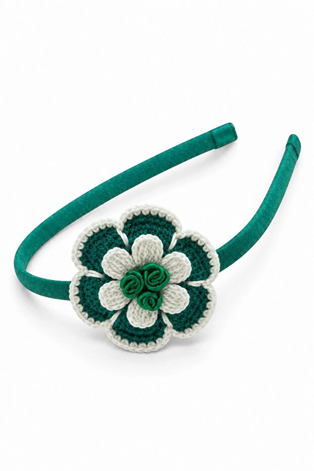 Flowers with Ribbons Children's Crown - Handmade