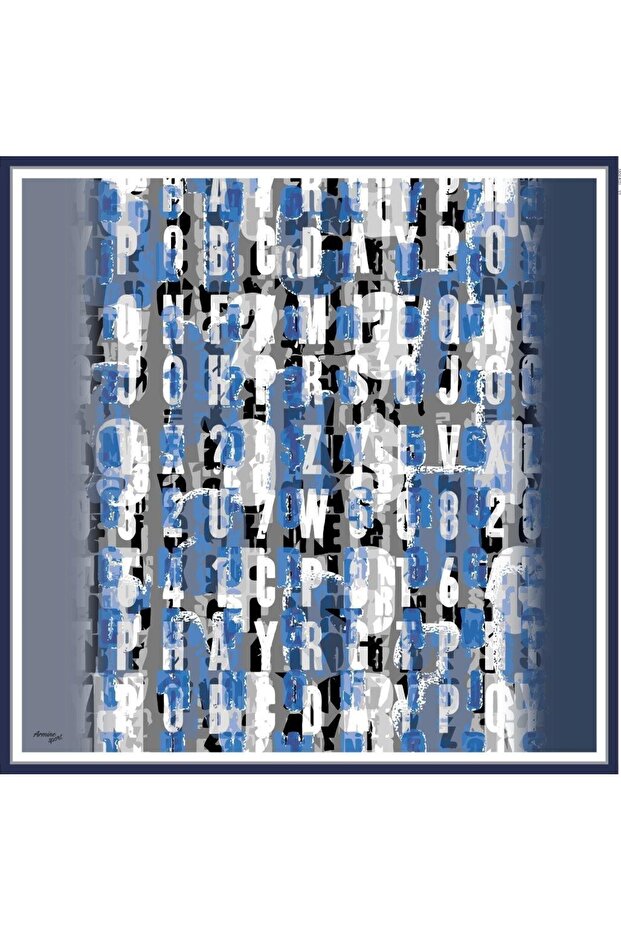 Sport Scarf - 8020-09 Gray Blue