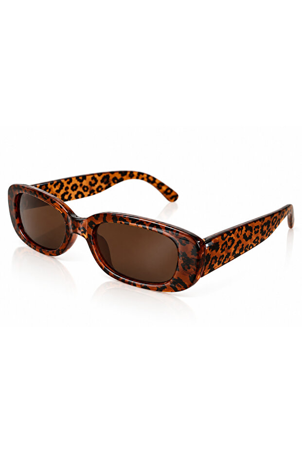 Leopard Pattern Almond Vintage Women's Sunglasses