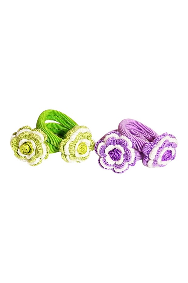 Rose and Flower Children's Rubber Buckle Set