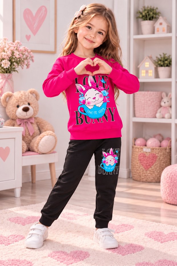 Girl's 2-String Tracksuit Set