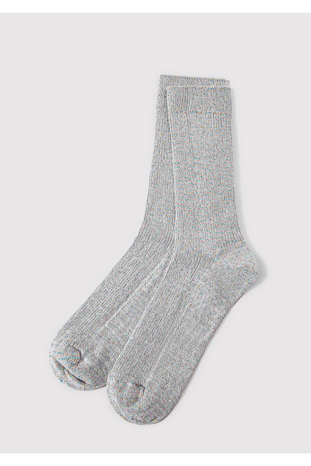 Silvery Gray Boot Socks 1912747-70077