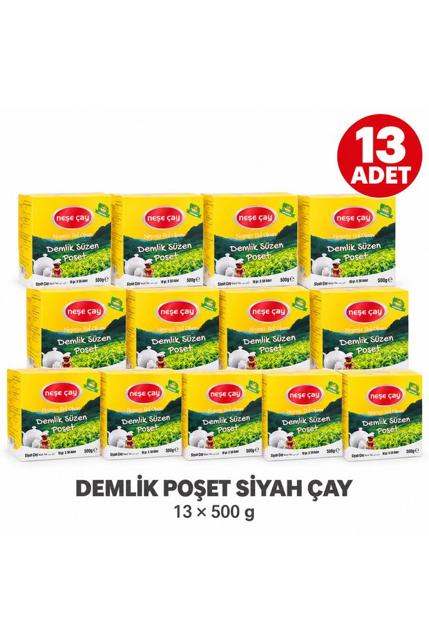 Demlik Black Tea Bags 500 g (50 X 10 g) - 13 Pieces