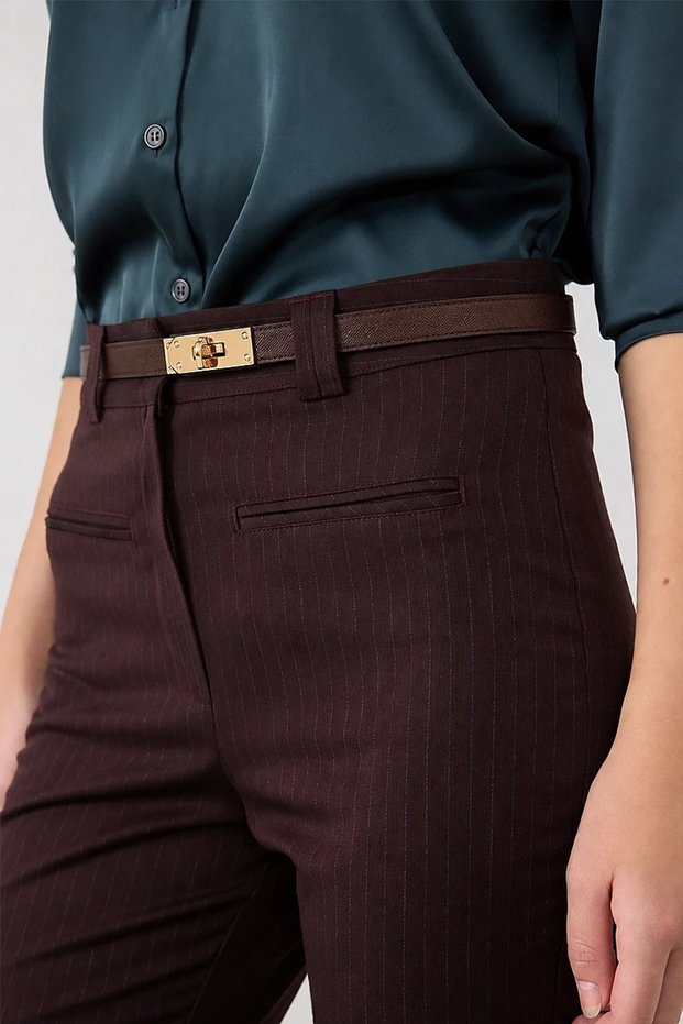 Adjustable Buckle Belt - Brown