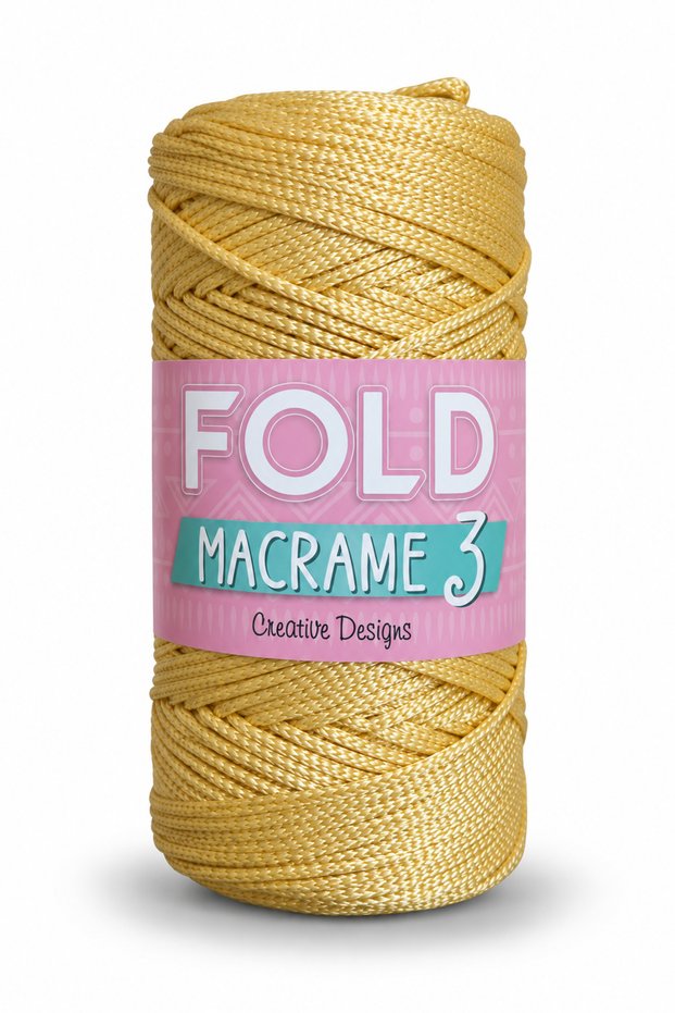 Yarn Makrome No:3 - 052 Polyester Makrome Thread 1 mm - 100 Gr - 115 m Supla Ip Bag Thread