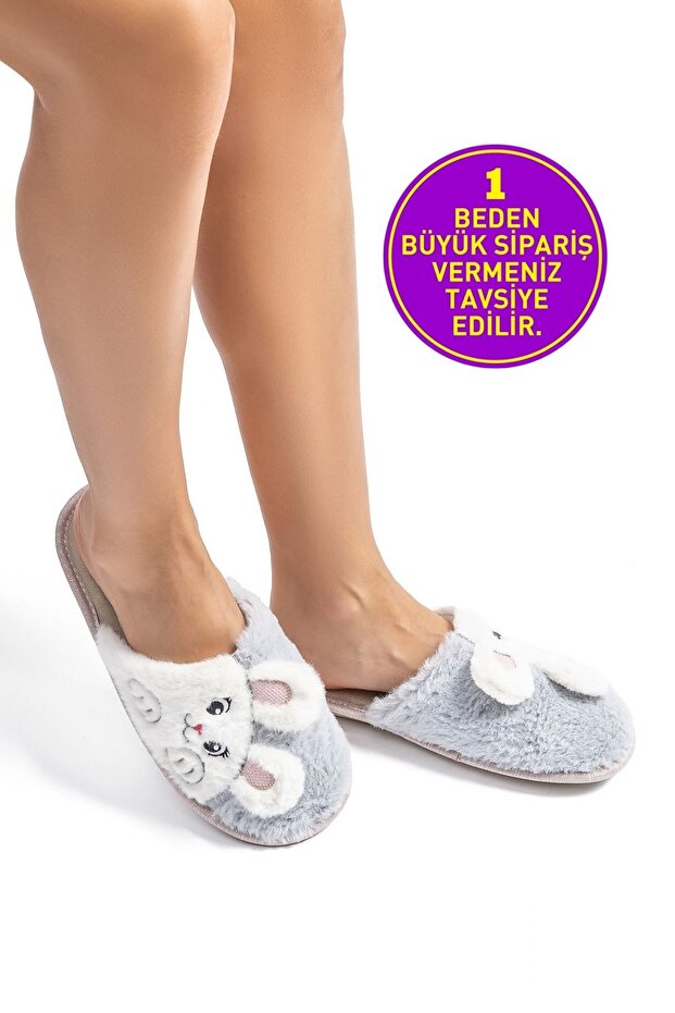 Vipul Women's House Slippers Gray 36/41