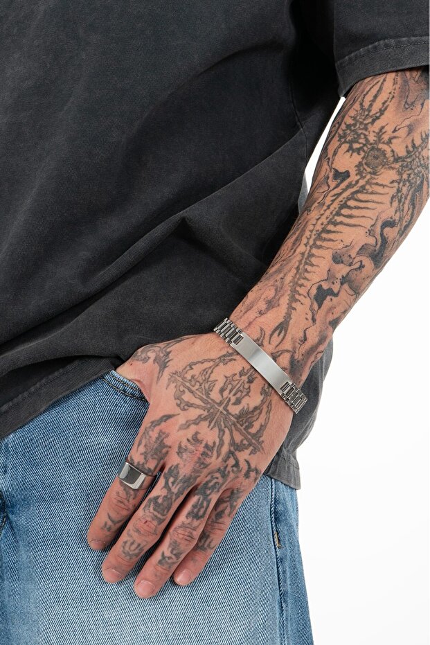 316L Cord Plate Steel Bracelet