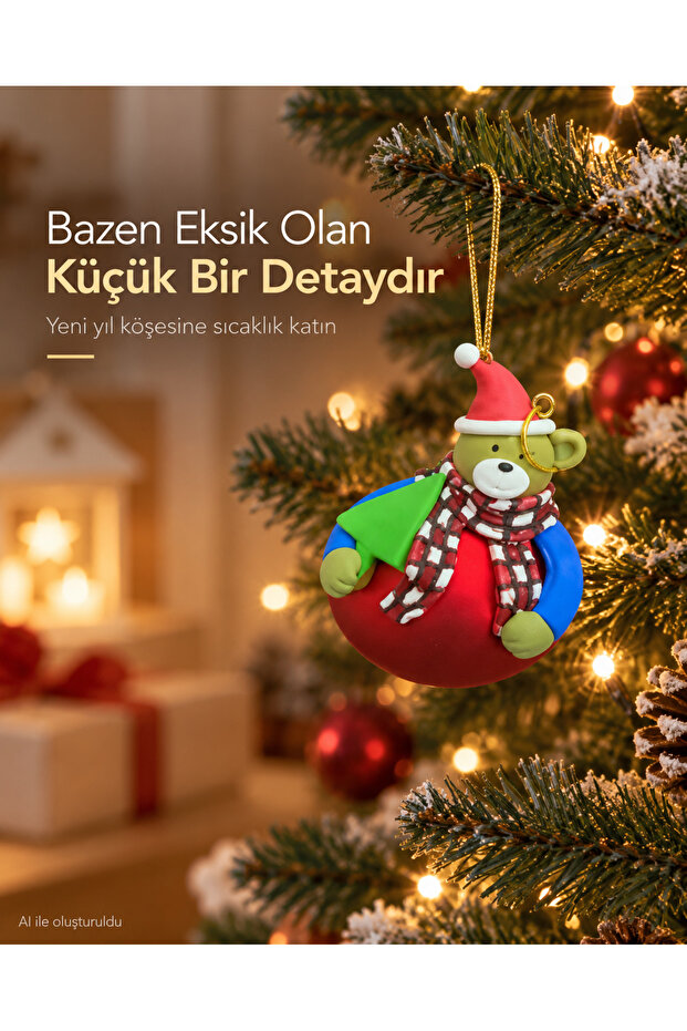 Christmas Ball with Teddy Bear Christmas Ornament Christmas Ornament