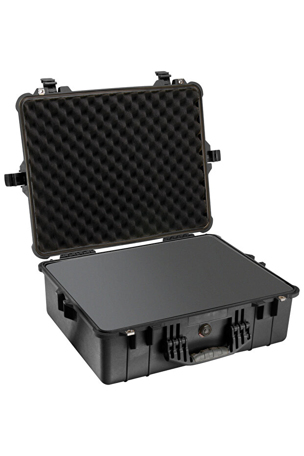 1600 Protector Case Black - With Foam | Waterproof Crushproof Dustproof Protective Case