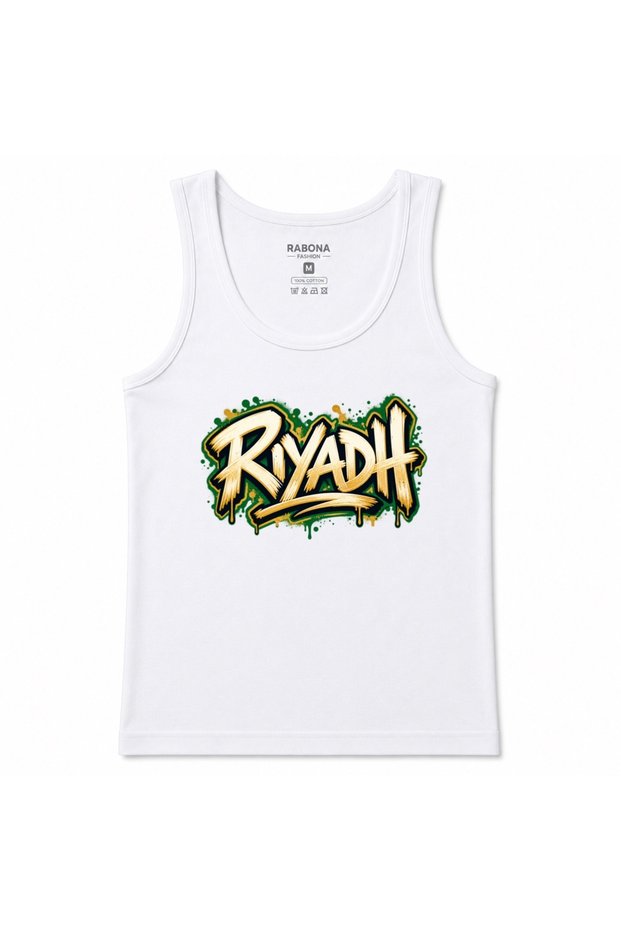 Riyadh Urban Spirit Graffiti Graphic Tank Top