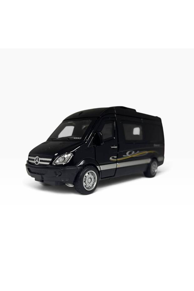 Mercedes Benz Sprinter 1/32 Scale Pull-Back with Sound and Light (Black)