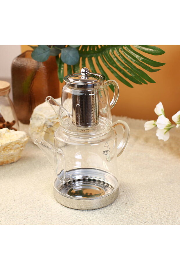 Glass Samovar Tea Pot