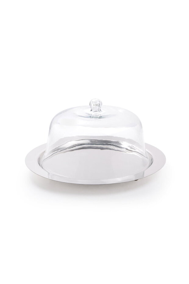 Silver Plated Large Serving Tray with Lid