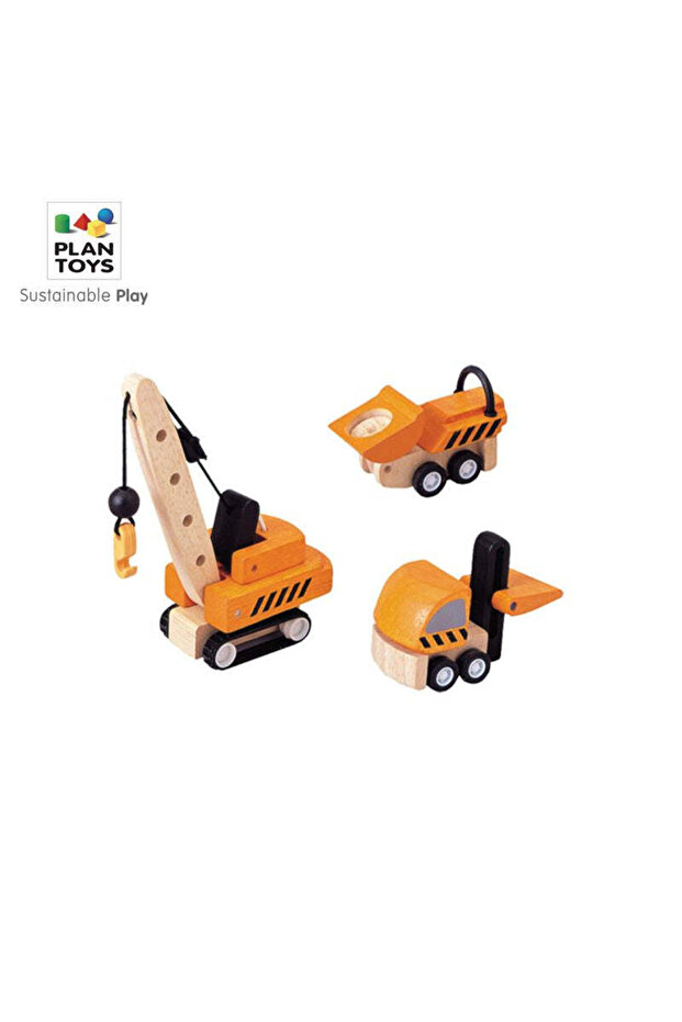 Construction Vehicles — Wooden Toy Vehicle