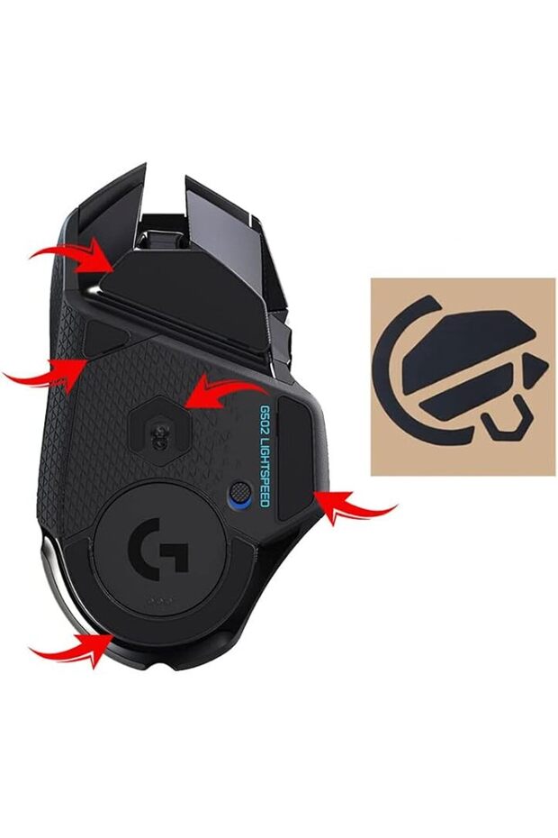 أطقم أقدام الماوس (ماوس سكيتز) لـ Logitech G 502 اللاسلكي، أقدام الماوس البديلة، وقطع غيار أقدام الماوس
