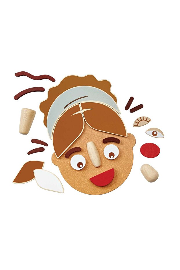 Build a Face — Wooden Skill Game