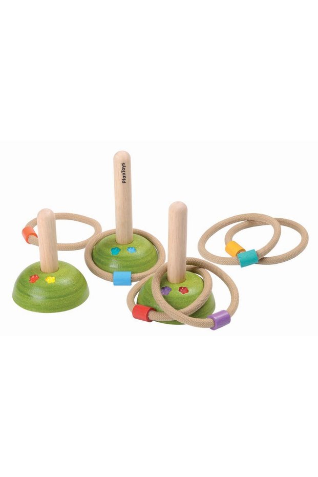 Meadow Ring Toss — Wooden Skill Game