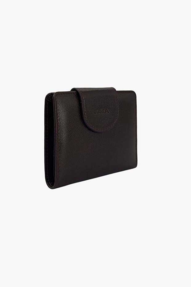 56-2005 Women's Brown Leather Wallet