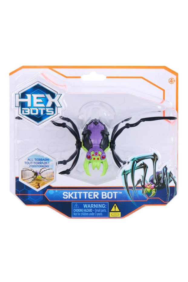 Черен робот-паяк от Hex Bots