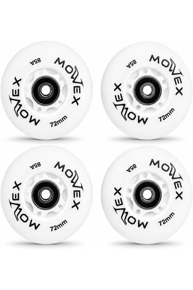 عجلات تزلج MOWEX LED فلاش مع محامل ABEC-9، بديل سلس للتزلج الداخلي والخارجي