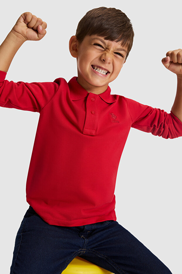 Boy's Red Basic Sweatshirt 50329923-Vr171