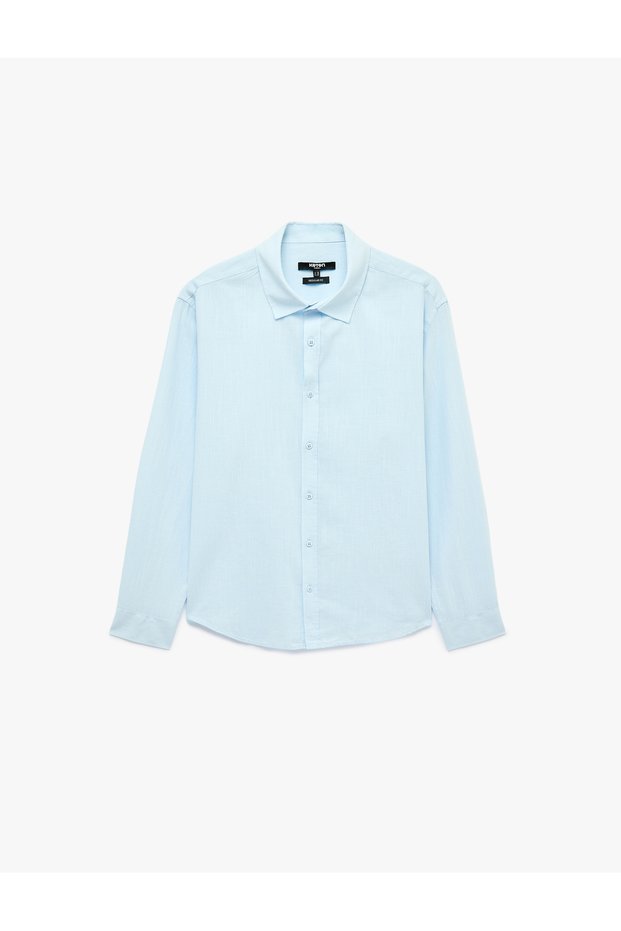 Regular Fit Cotton Classic Collar Long Sleeve Shirt