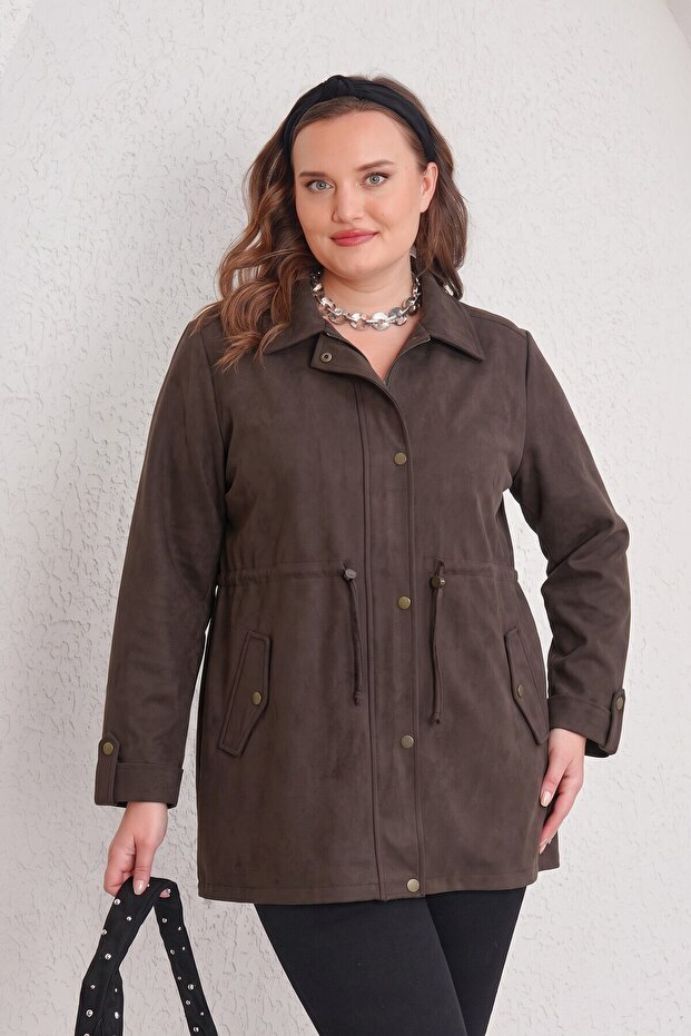 Collared Suede Jacket