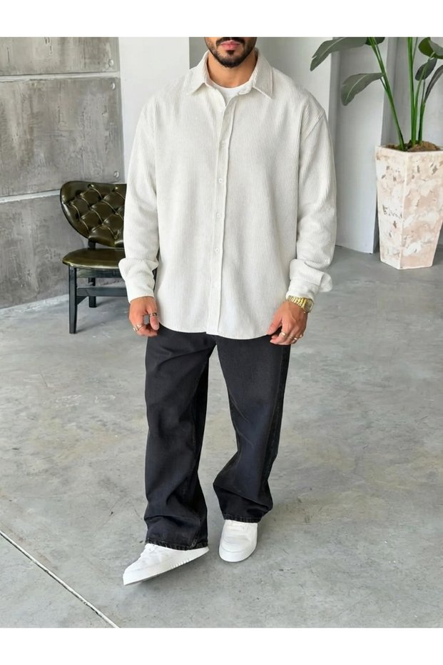 Corduroy Shirt Oversized