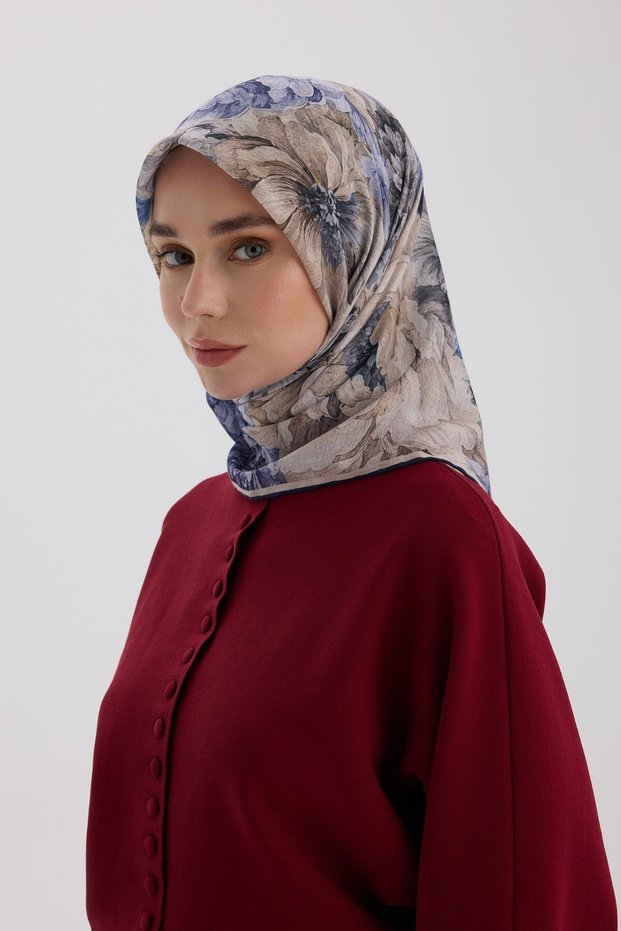 Soft Scarf 1251 Gray Lilac