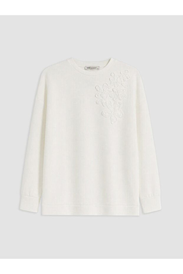 Timeless Clothing & Timeless Choices Embroidered Soft Touch Women's Sweatshirt Tunic