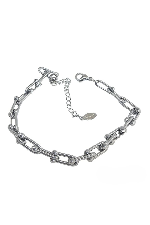 Tifany Silver Color Steel Bracelet