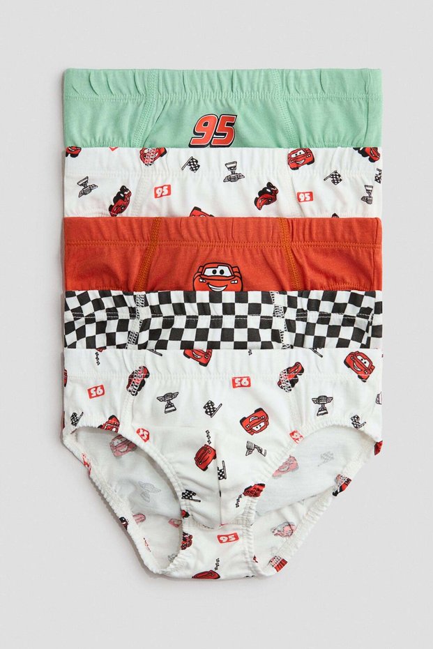 5-pack printed boys’ briefs
