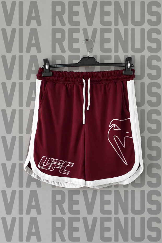 Printed Piping Detailed Custom Jersey Training Shorts