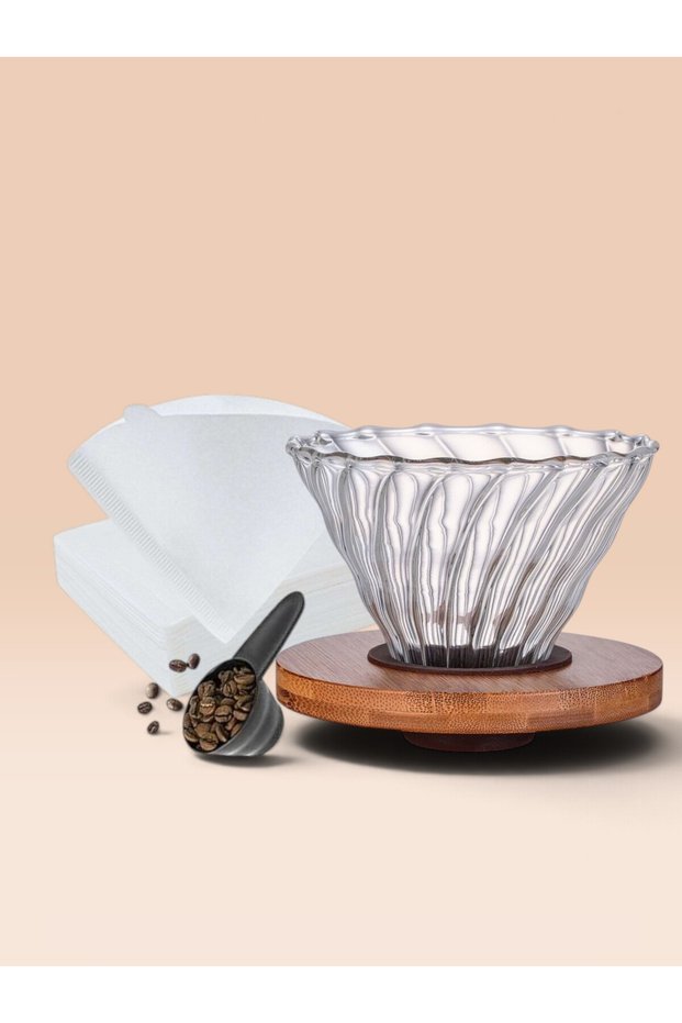 قمع تقطير وترشيح V60 مقاس 02