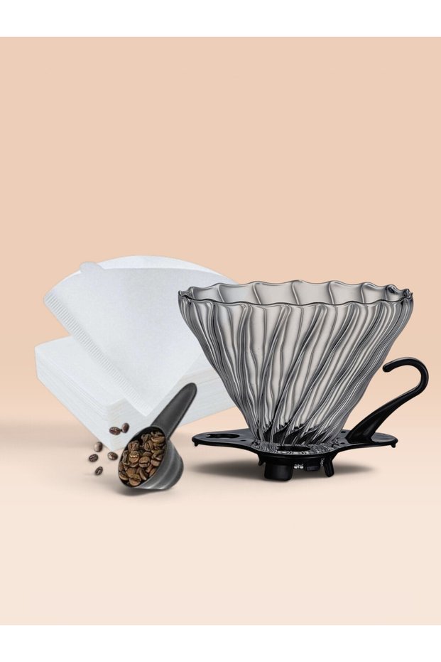 قمع تقطير وترشيح V60 مقاس 02