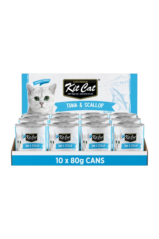 Tuna & Scallop cat food - Pack of 10