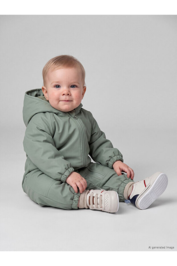 Esvab • Modern & Distinctive Water-Repellent Hooded Baby Boy Astronaut Coat