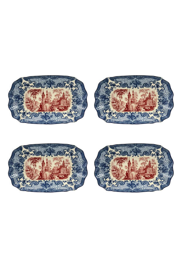 Florina 17 cm 4-Piece Presentation Plate Set