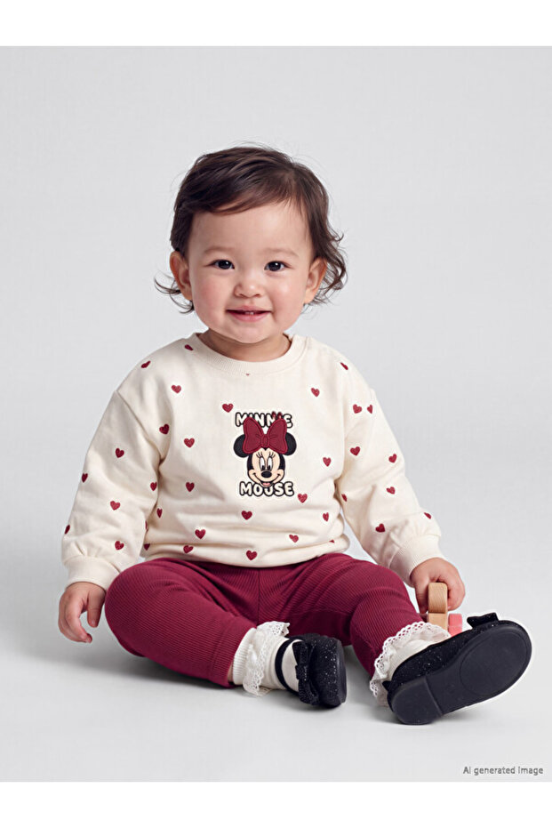Esvab • Modern & Distinctive Cute Mouse Printed Baby Girl Set