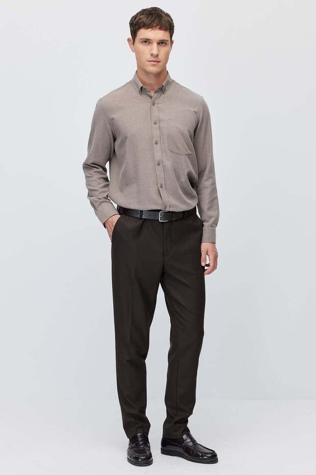 Men's classic fabric pants