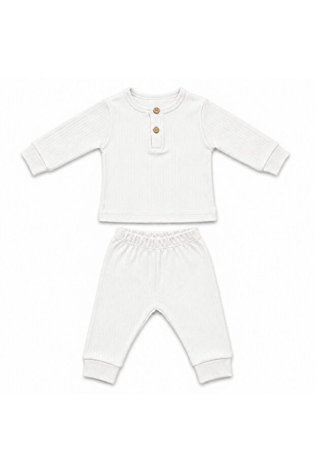 Baby 2-Piece Set Tiny Stripe 100% Cotton Interlock