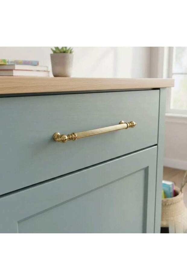 Furniture Handle Gold Color 224mm Handle (Ö147-224-22)