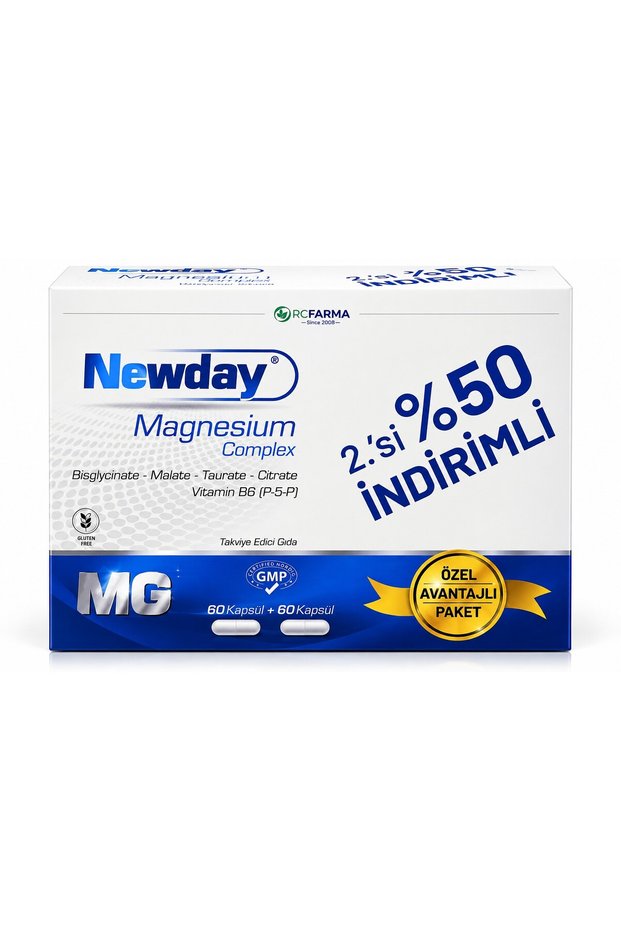 Newday Magnesium Complex Kofre 2 × 60 كبسولة