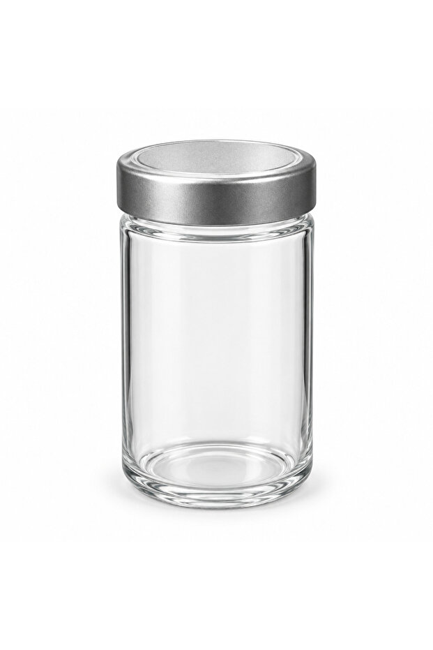 Glass Jar with Silver Lid - 220ml