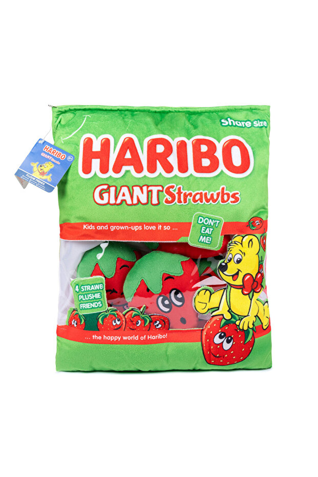 Plush Snack Bag Giant Strawbs, Large
